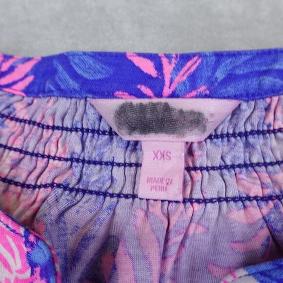 Lilly Pulitzer Blue and Pink Long Sleeve Dress - Picture 2 of 8